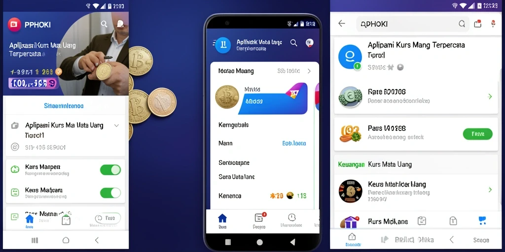 Tampilan antarmuka PPHOKI menampilkan informasi kurs mata uang yang jelas dan mudah diakses.
