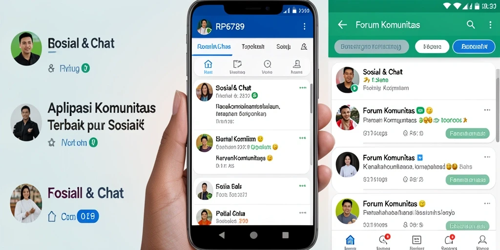 Tampilan antarmuka aplikasi RP6789 yang sederhana dan interaktif.