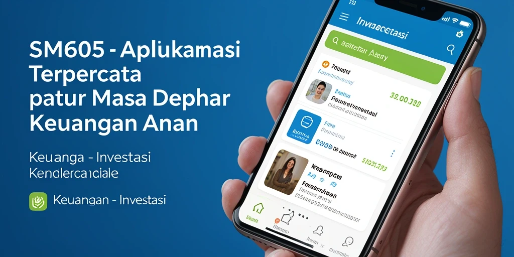 Tampilan antarmuka SM605 yang user-friendly dan informatif.