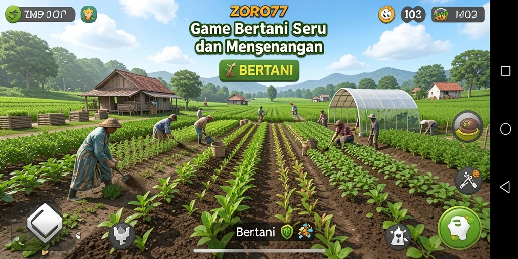 Tampilan antarmuka ZORO77 yang menawan dan intuitif.